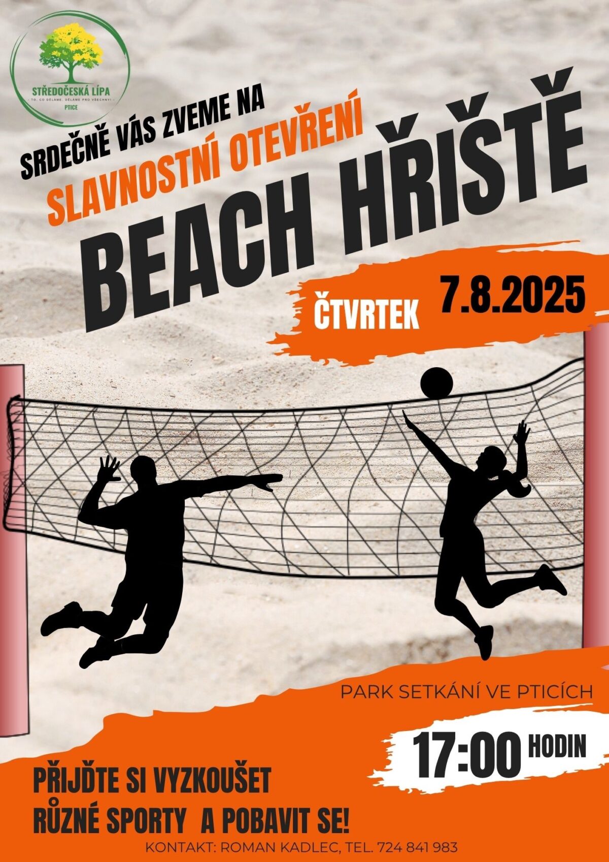 Slavnostní otevření beach hřiště